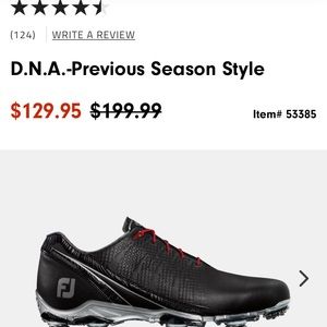FootJoy DNA Golf Shoes 53385,Previous Season Style